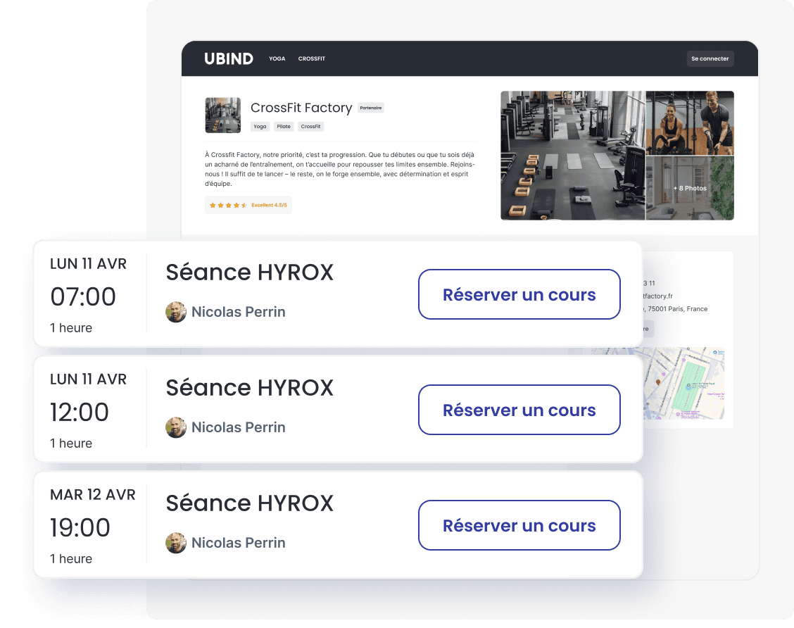 Coach HYROX certifié guidant un athlète dans sa préparation